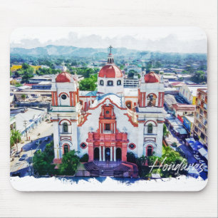 Tapis De Souris Belle vue panoramique du Honduras