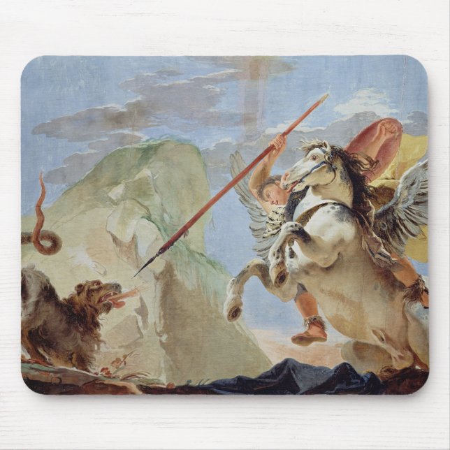 Tapis De Souris Bellerophon, Pegasus de monte, massacrant les (Devant)