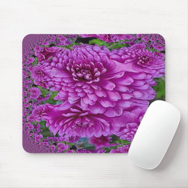 Tapis De Souris Belles Dahlias....... (Avec souris)