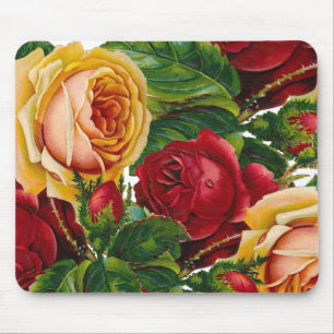 Tapis De Souris Belles et Élégantes Roses Vintage