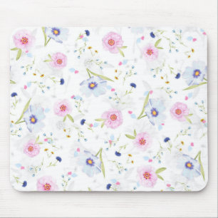 Tapis De Souris Belles fleurs d'aquarelle de printemps par storema