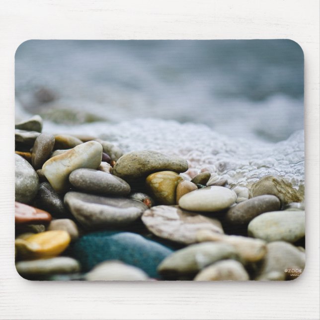 Tapis De Souris Belles Pierres De Plage (Devant)