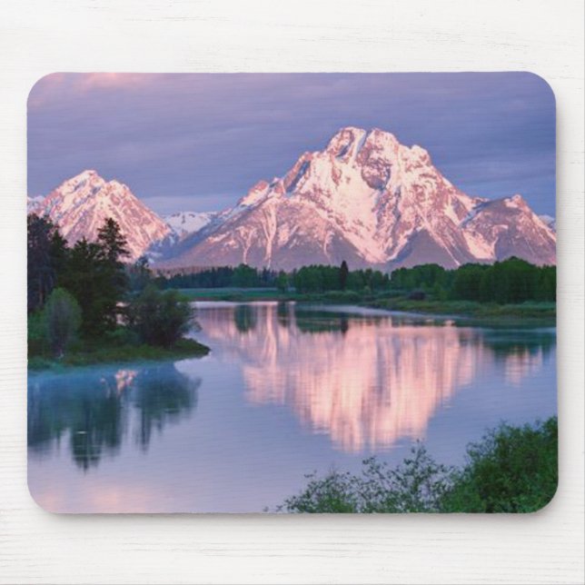 Tapis De Souris Belles Réflexions-Grand Tetons (Devant)