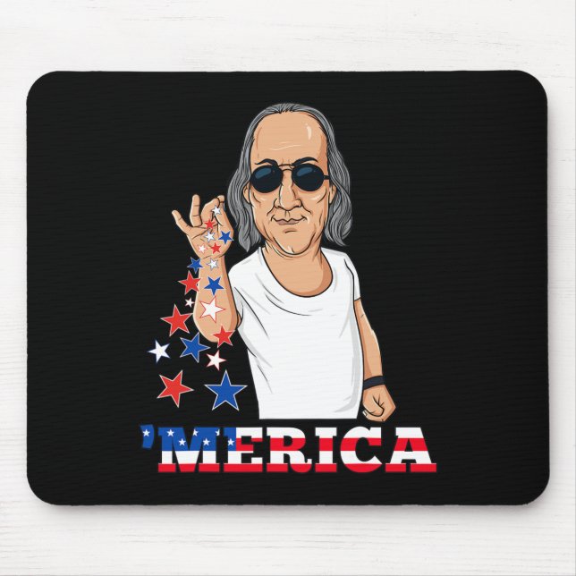 Tapis De Souris Ben Franklin 4 juillet Merica  (Devant)