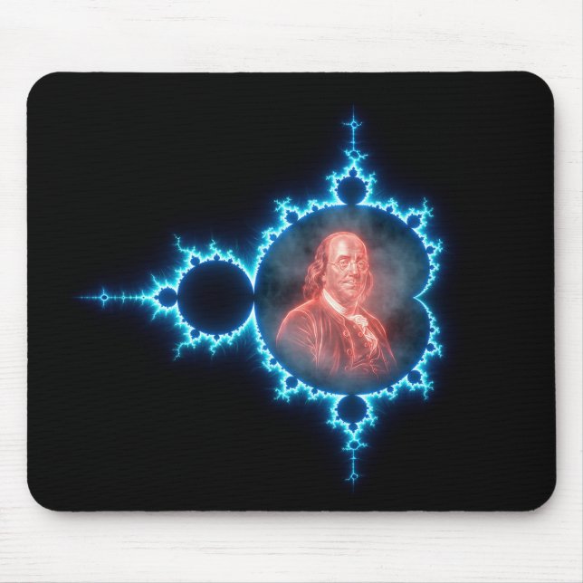 Tapis De Souris Ben Franklin Mandelbrot Fractale (Devant)
