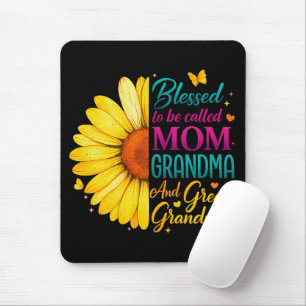 Tapis De Souris Bénie d'être appelée maman grand-mère super