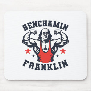 Tapis De Souris Benjamin Benchamin Franklin Banc Presse Bodybuildi