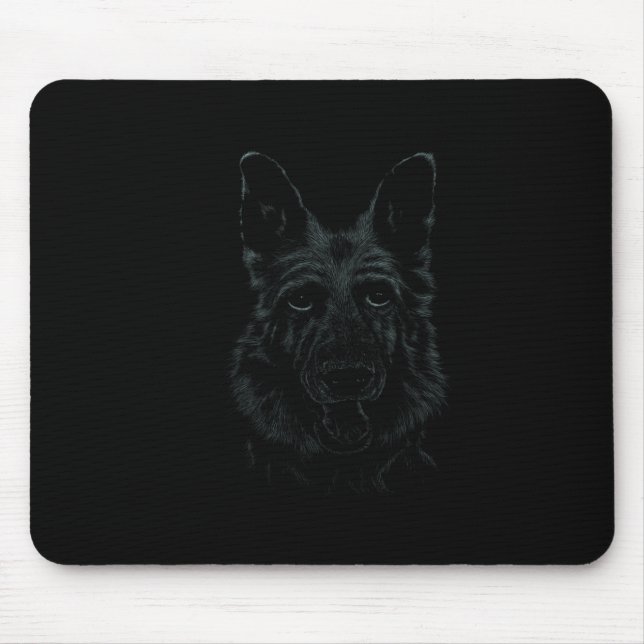 Tapis De Souris Berger allemand (Devant)