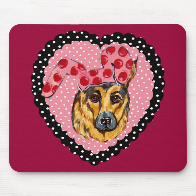 Tapis De Souris Berger Allemand de Pâques (Devant)