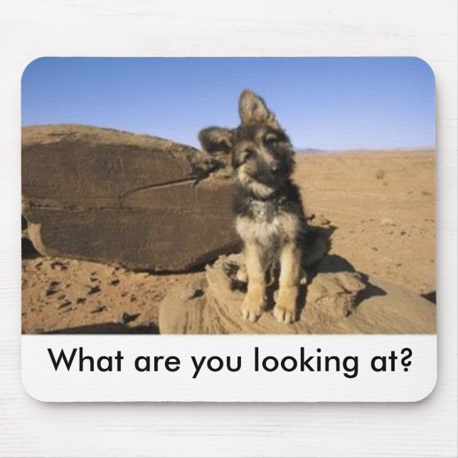 Tapis De Souris Berger allemand Mousepad (Devant)