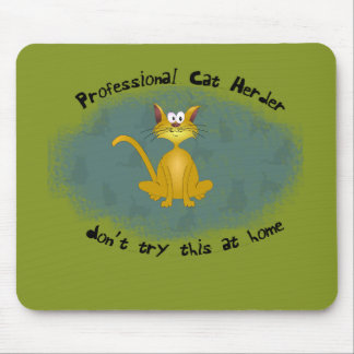 Tapis De Souris Berger drôle Mousepad de chat