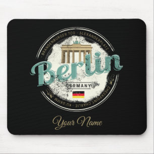 Tapis De Souris Berlin Capitale Vintage Ville Allemagne souvenir
