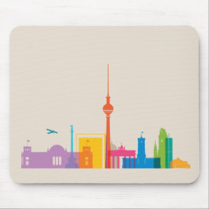Tapis De Souris Berlin, paysage urbain de l'Allemagne