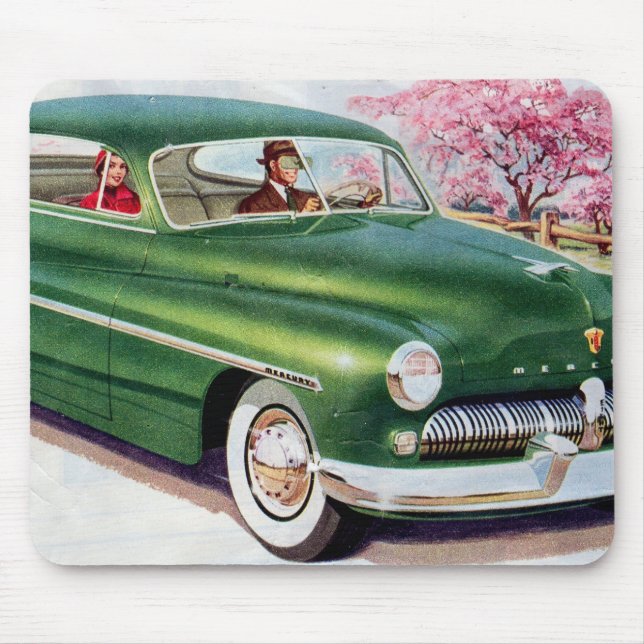 Tapis De Souris berline verte de 1949 Mercury (Devant)