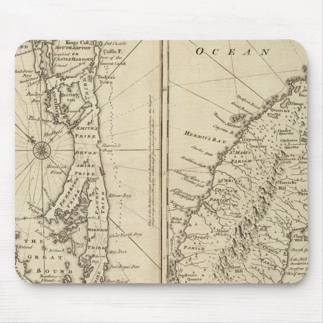 Tapis De Souris Bermudes (Devant)