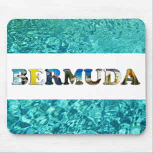 Tapis De Souris Bermudes Plage tropicale Bleu Océan Photos de Voya