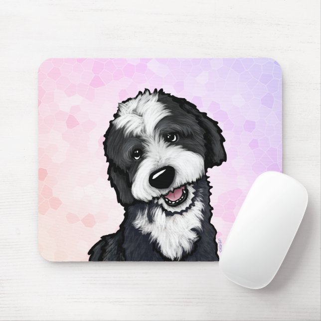 Tapis de souris Bernadoodle KiniArt  (Avec souris)
