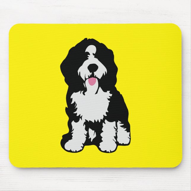 Tapis De Souris Bernedoodle (Devant)