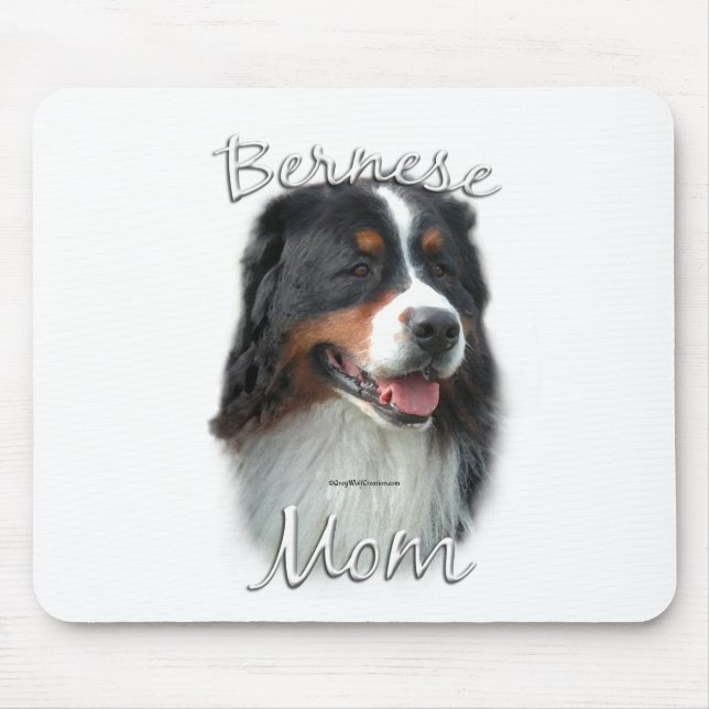 Tapis De Souris Bernese Mountain Dog Mom 2 (Devant)