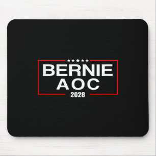 Tapis De Souris Bernie Aoc 2028 Bernie Sanders Alexandria Cortez P
