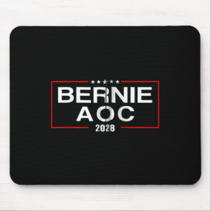 Tapis De Souris Bernie Aoc 2028 Bernie Sanders Alexandria Cortez P