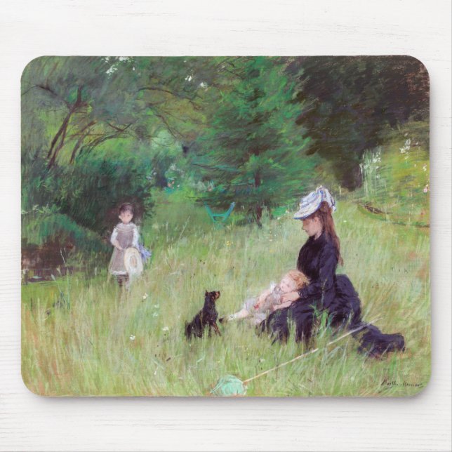 Tapis De Souris Berthe Morisot - Dans un parc (Devant)