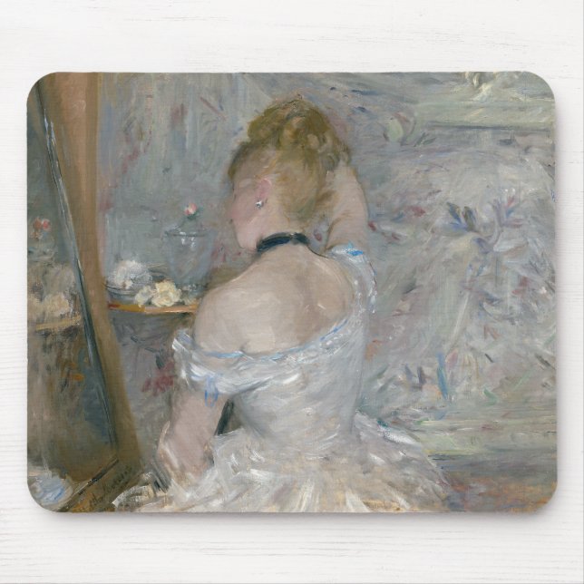Tapis De Souris Berthe Morisot - Femme à sa Toilette (Devant)