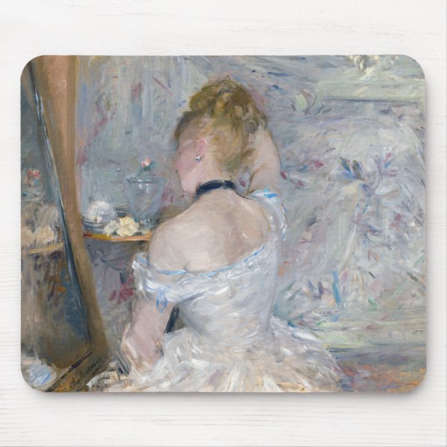 Tapis De Souris Berthe Morisot - Femme à sa Toilette (Devant)