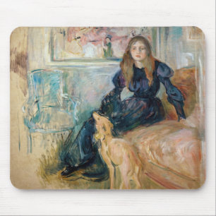 Tapis De Souris Berthe Morisot - Julie and her Greyhound Laerte