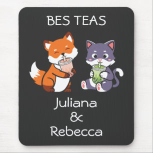 Tapis de souris Bes Teas Boba Bubble Tea