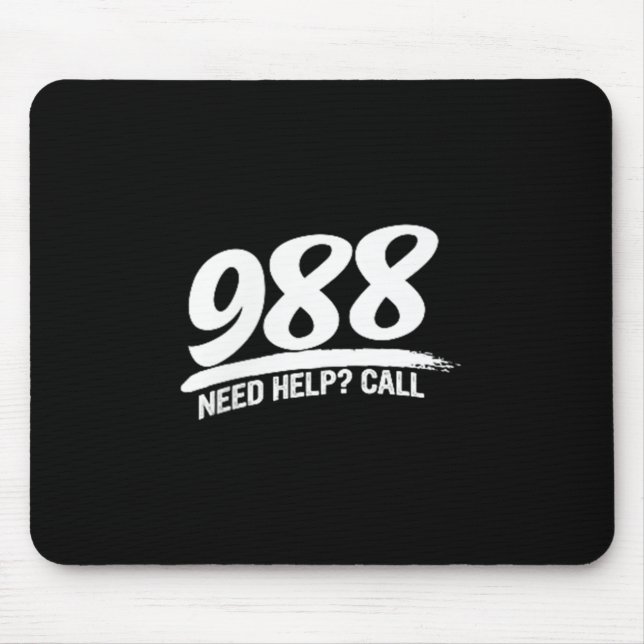Tapis De Souris Besoin d'aide : 988 (Devant)
