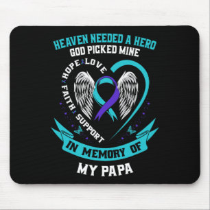 Tapis De Souris Besoin D'Un Héros Que Dieu A Pris Mon Papa Suicide