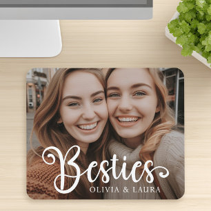 Tapis De Souris Besoins meilleurs amis personnalisation noms photo