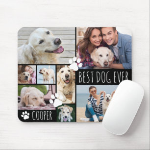 Tapis De Souris BEST DOG EVER 8 Photos Personnalisées