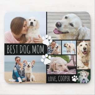 Tapis De Souris BEST DOG MOM 8 Photos personnalisées
