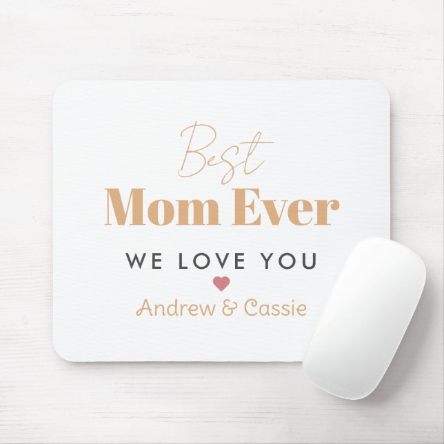 Tapis De Souris Best mom ever (Avec souris)