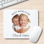 Tapis De Souris Best Mom Ever Mother's Day Photo<br><div class="desc">This special mousepad says "Best Mom Ever" and is easily customizable with your name and photo.
It makes a lovely gift for Mom any time,  but especially on Mother's Day.</div>