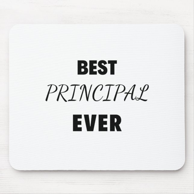 Tapis De Souris Best Principal Ever 2 (Devant)