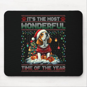 Tapis De Souris Bet Hound Décorations d'arbre de Noël Amoureux des