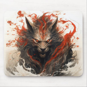 Tapis De Souris Bête magique effrayante