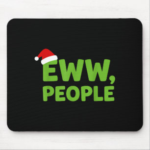 Tapis De Souris Beurk Personnes Chapeau De Père Noël Drôle Noël Ho
