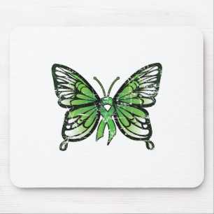 Tapis De Souris Beurre à ruban vert pour la sensibilisation à la s