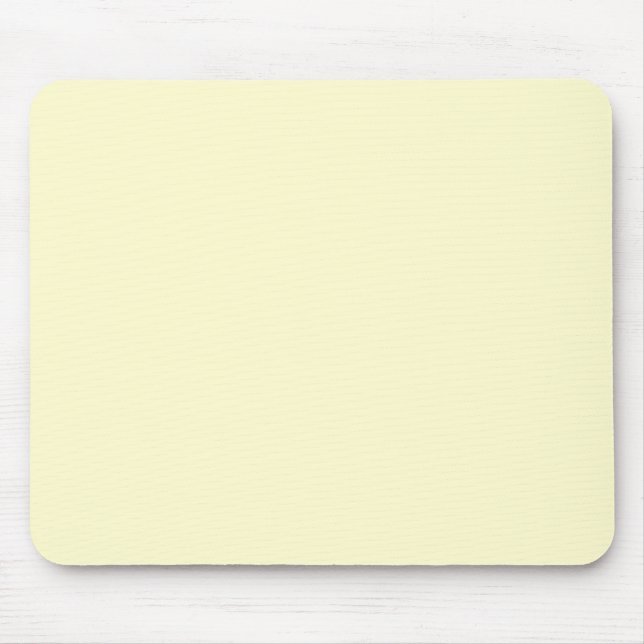 Tapis De Souris Beurre jaune uni | Classic Elegant (Devant)