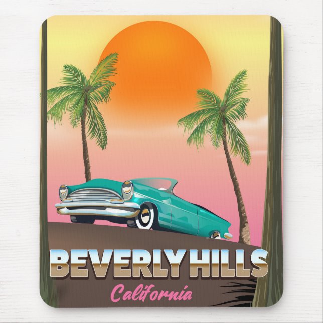 Tapis De Souris Beverly Hills California (Devant)