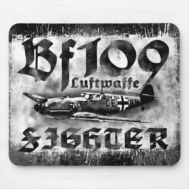 Tapis De Souris Bf 109 Mousepad (Devant)