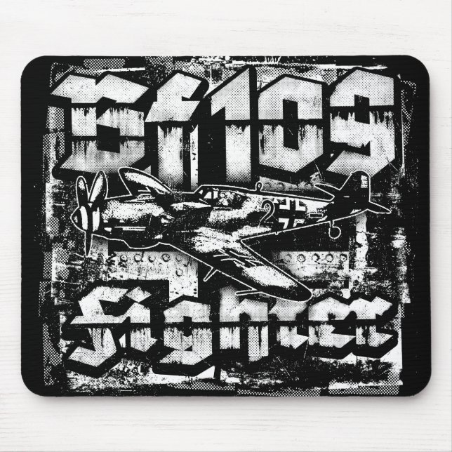 Tapis De Souris Bf 109 Pad Souris Mousepad (Devant)