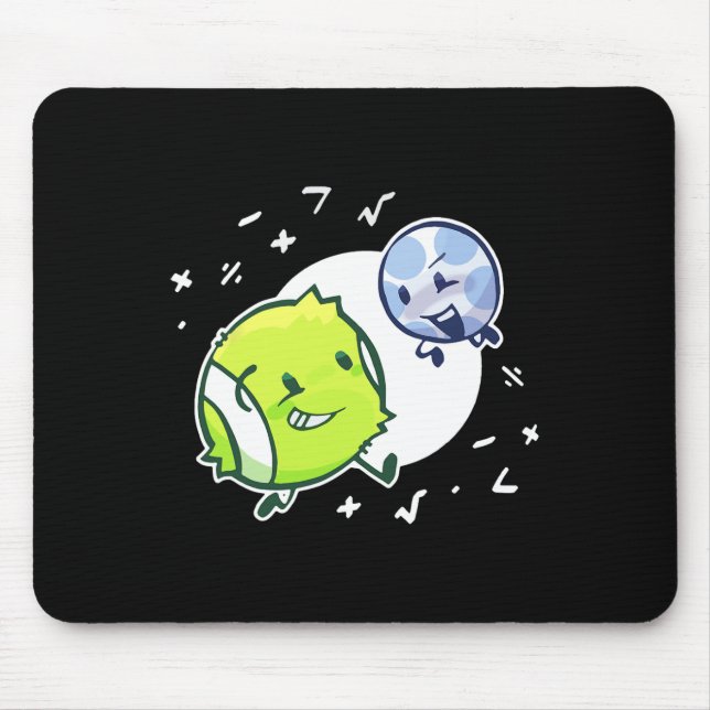 Tapis De Souris Bfdi Tennis Ball Et Golf Ball Duo Math (Devant)