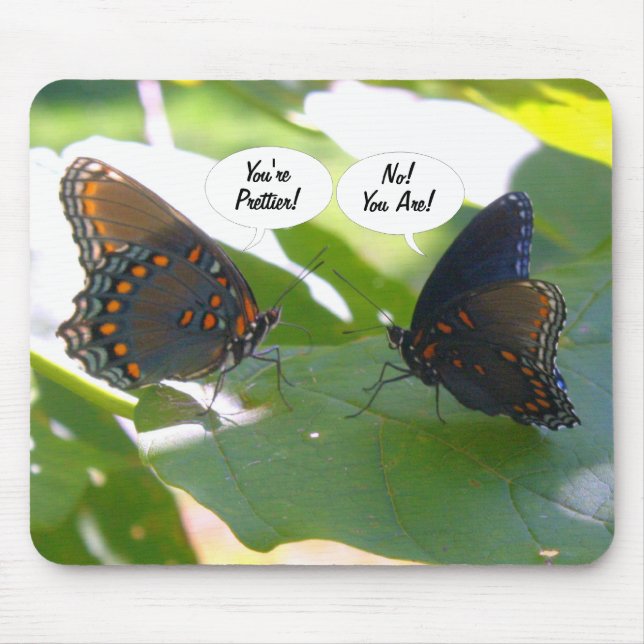 Tapis De Souris BFFs de combat en duel (amis de papillon pour (Devant)