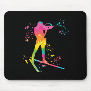 Tapis De Souris Biathlète Ski nordique Biathlon 2