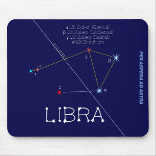 Tapis De Souris Bibliothèque de constellation zodiaque